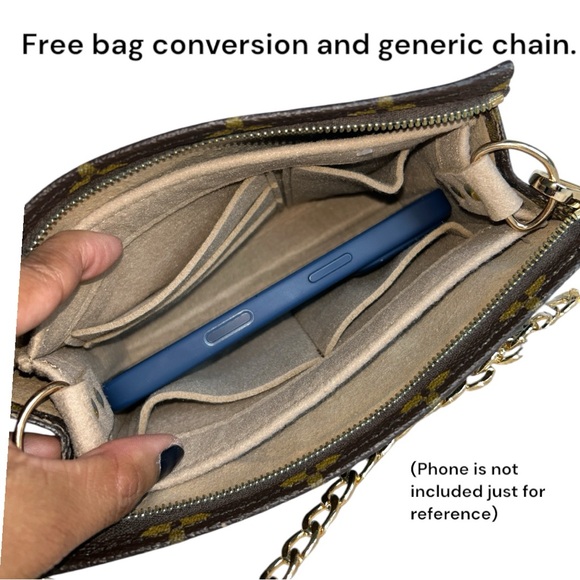 Vintage LOUIS VUITTON Monogram Toiletry 19 Pouch Clutch Bag Brown Authentic - Picture 9 of 17